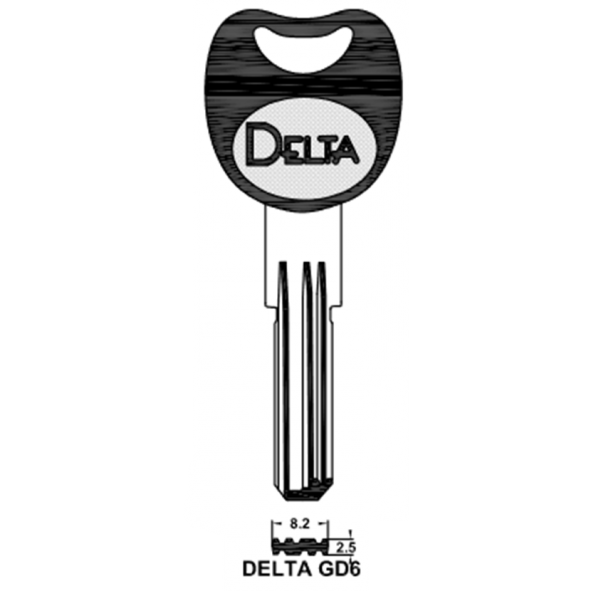 Kluczyk DELTA - GD-6